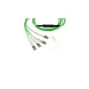 Glasfaserkabel BlueOptics SFP5141GU2MKB MPO 4x LC OM5 2 m Lime
