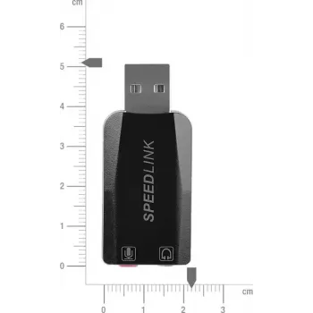 Speedlink VIGO USB-Soundkarte, Schwarz