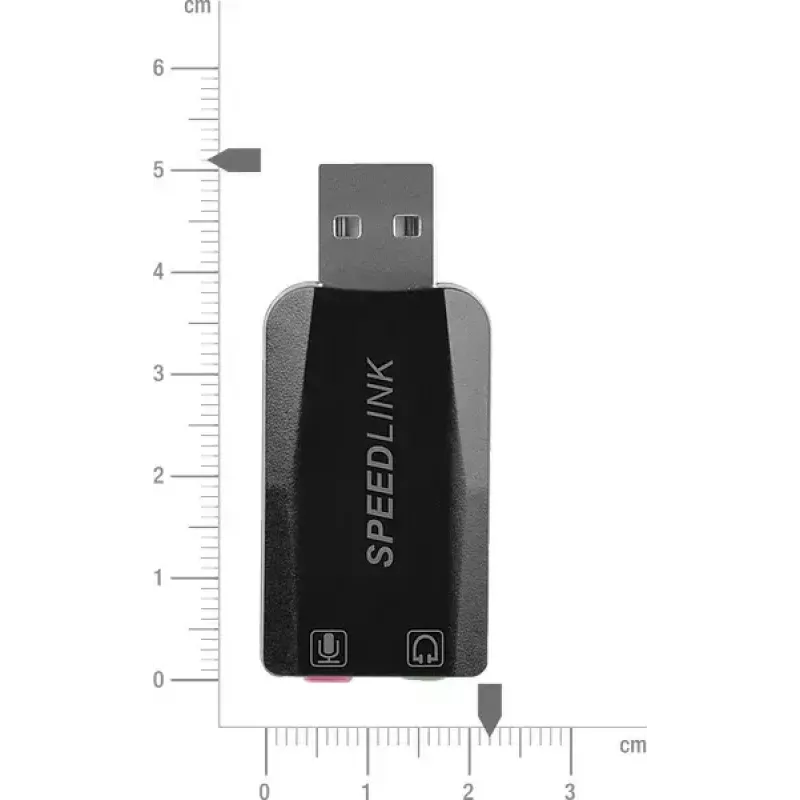 Speedlink VIGO USB-Soundkarte, Schwarz
