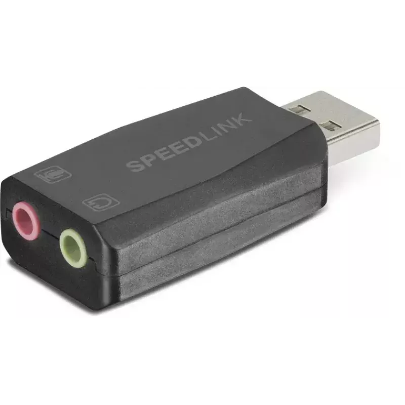 Speedlink VIGO USB-Soundkarte, Schwarz