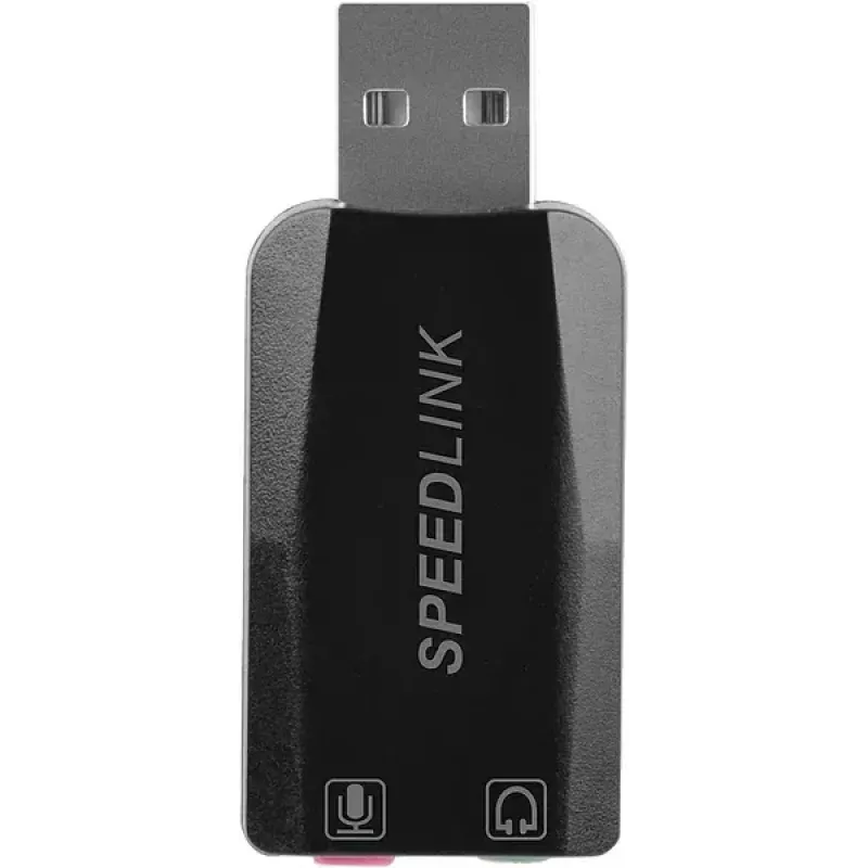 Speedlink VIGO USB-Soundkarte, Schwarz