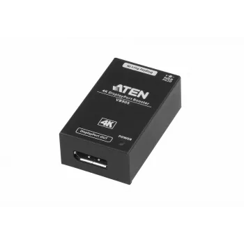 AV-Repeater ATEN 4K Display Port Booster VB905-AT-G — 4K (4096×2160), kabelgebunden, 20 m Reichweite, 5 V/2,6 A, schwarz