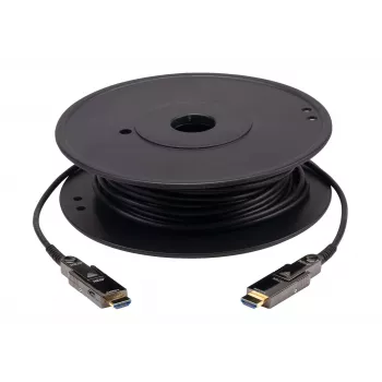 ATEN 10M True 4K HDMI Active Optical Kabel, 10 m, HDMI Typ D (Micro), HDMI Typ D (Micro), 3D, 18 Gbit/s, Schwarz