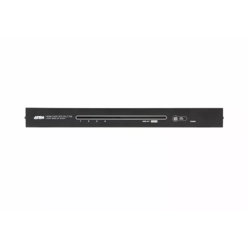 ATEN 4-Port HDMI CAT5e/6 Splitter, HDMI, HDMI, 1920 x 1080 Pixel, Schwarz, Metall, Full HD