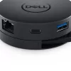 DELL DA300 Kabelgebundener USB 3.2 Gen 2 (3.1 Gen 2) Type-C Schwarz