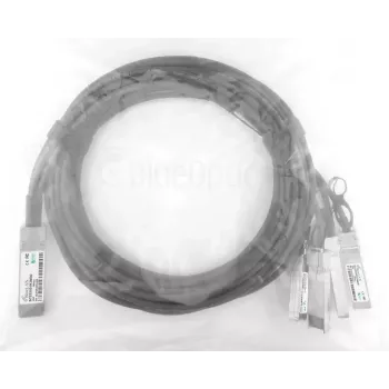 DAC-Kabel BlueOptics X4DACBL3-BL 3m QSFP 4x SFP+ Schwarz