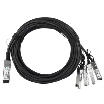 DAC-Kabel BlueOptics X4DACBL3-BL 3m QSFP 4x SFP+ Schwarz