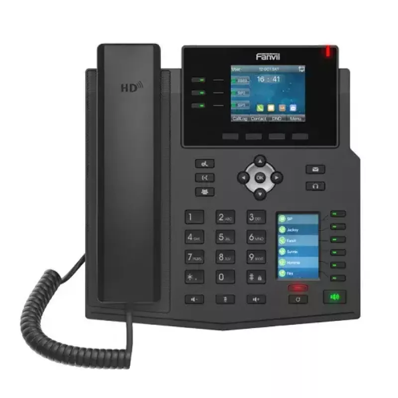 IP-Telefon Fanvil X4U Schwarz 12 Leitungen LCD Wi-Fi