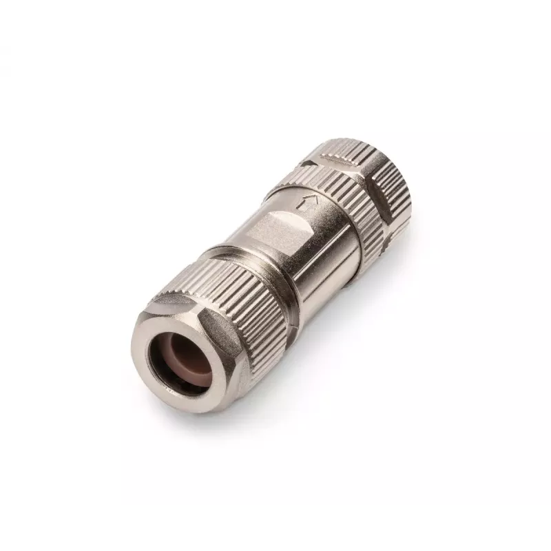 Digitus CAT 6A M12 X-coded Buchse (Female), IP67, Field-Assembly