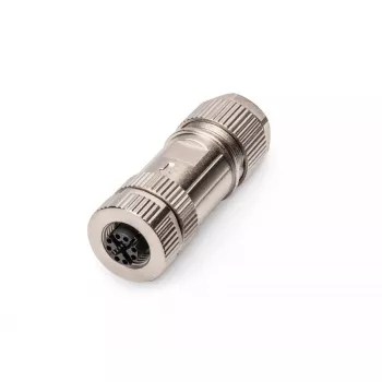 Digitus CAT 6A M12 X-coded Buchse (Female), IP67, Field-Assembly