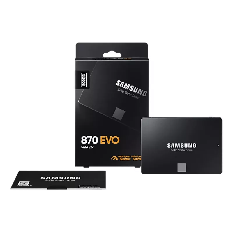 Samsung 870 EVO 500 GB 2.5 Zoll Serial ATA III V-NAND MLC