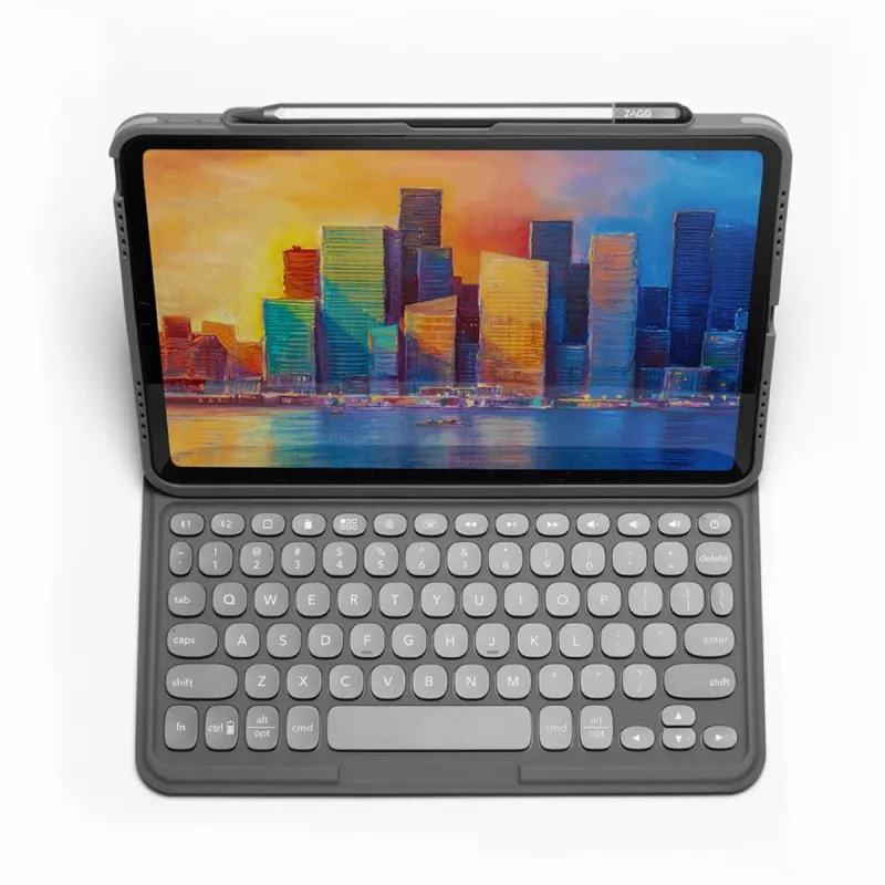 ZAGG Pro Keys Tastatur für Apple iPad Pro 11 (M4/M5), Charcoal, UK Layout