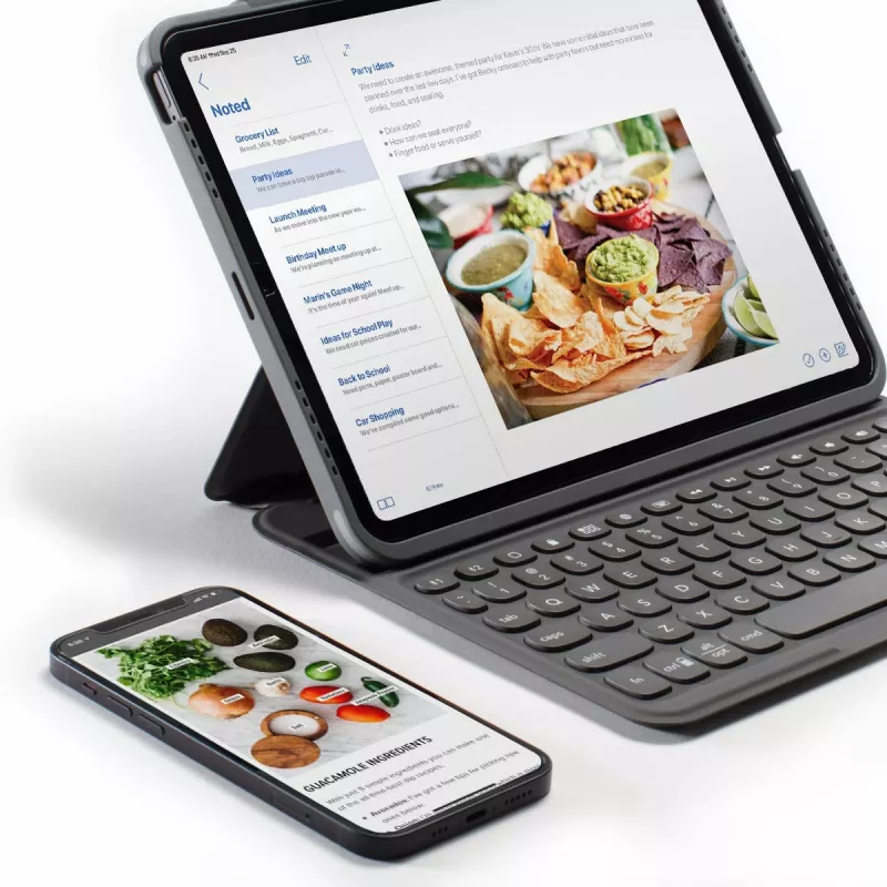 ZAGG Pro Keys Tastatur für Apple iPad Pro 11 (M4/M5), Charcoal, UK Layout