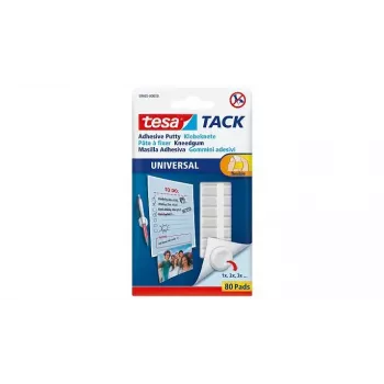tesa TACK Klebeknete, Weiß, 80 Stück
