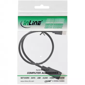 InLine Mini DisplayPort auf DisplayPort Kabel schwarz 2m