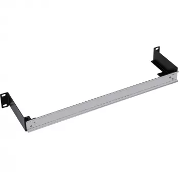 DIN-Schienen-Panel InLine 19106C 1U horizontal vertikal Stahl Schwarz Grau