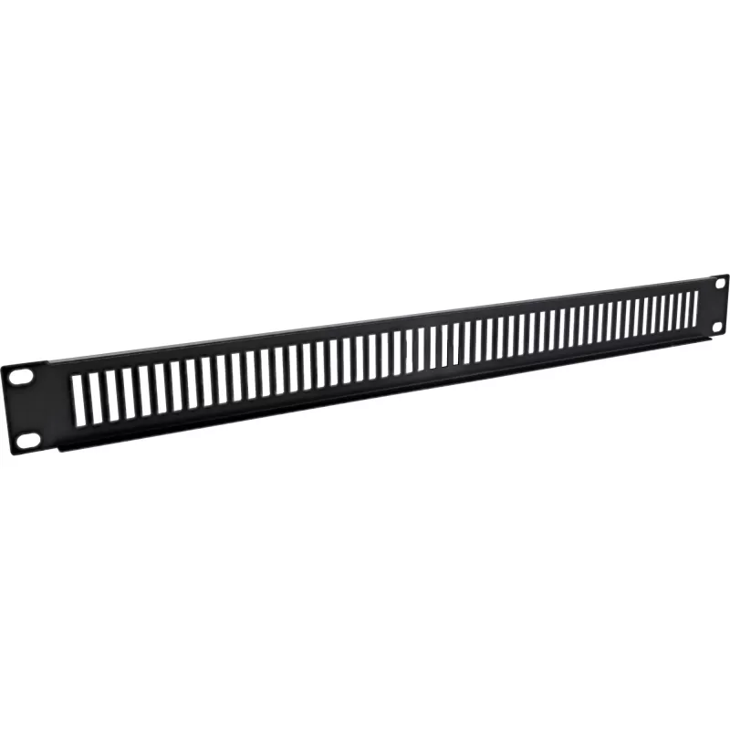 InLine 19 Zoll Blindabdeckung gelocht, 1HE, RAL 9005 schwarz