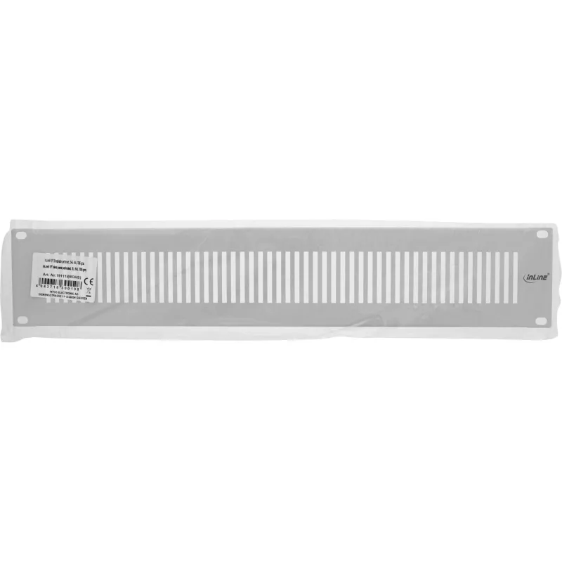 Blindplatte InLine 19 Zoll 19111G gelocht grau RAL 7035