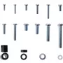 InLine Schraubenset 68-teilig für TV-Wandhalterung, Montageset, Wand, Zink, 68 Stk., 100 mm, 150 mm