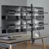 InLine Tischhalterung für 6x TV / LED / TFT Display bis 81cm 32 Zoll max. 7kg schwarz