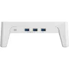 InLine Monitor Platform+, 2x USB 3.2 Gen1 und QC3-Laden, 80mm, max. 15kg