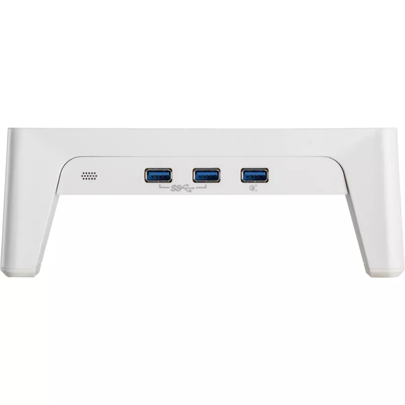 InLine Monitor Platform+, 2x USB 3.2 Gen1 und QC3-Laden, 80mm, max. 15kg