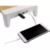 InLine Monitor Platform+, 2x USB 3.2 Gen1 und QC3-Laden, 80mm, max. 15kg