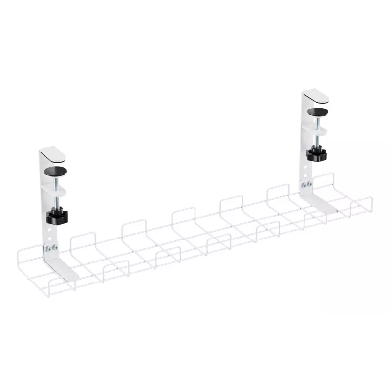 InLine 23190H Kabelmanagement-Raster 60 cm für Untertischmontage, Weiß