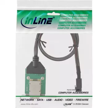 InLine SAS HD Low-Profile-Adapterhalterung ext. SFF-8088 / int. SFF-8643 0,5 m