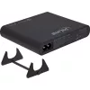 InLine GaN USB-Netzteil, 4-Port, 2x USB-C + 2x USB-A, 120 W, Schwarz (31515B)