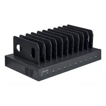 InLine 31516B mobiles Geräteladegerät Universal Schwarz AC Schnellladung Innenbereich