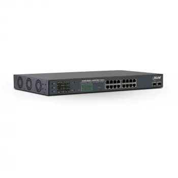 InLine 32316P PoE++ Gigabit Netzwerk-Switch, 16 Port, 2x SFP, 19 Zoll 1HE