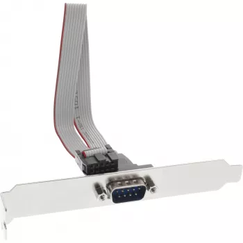 InLine Slotblech DB9-Stecker auf 10-Pin interne Buchse, 0,25 m