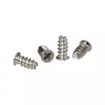 InLine Lüfterschrauben 5,0x10,0 mm silber 50 Stk. InLine 33371C
