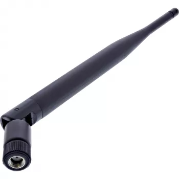 InLine WIFI Gummiantenne für AP und Router R-SMA 5dBi