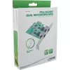 InLine 51126A Dual-2,5-Gigabit-Netzwerkkarte, 2x RJ45, PCIe x1, inkl. LP-Slotblech