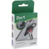 InLine Smartphone 3-in-1 Autohalterung, Ständer, Fingerhalter, rot