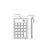 Perixx PERIPAD-202U Numeric Keypad USB-A Black (57161E)