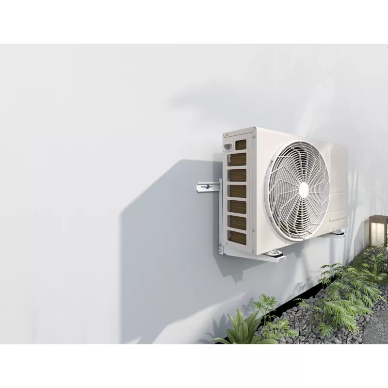 InLine 59998A Halterung für Split-Klimaanlagen-Außengerät oder Wärmepumpe, weiß