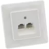 InLine ISDN Wandplatte 2x RJ45 Buchse 2x 8 Port 69989C