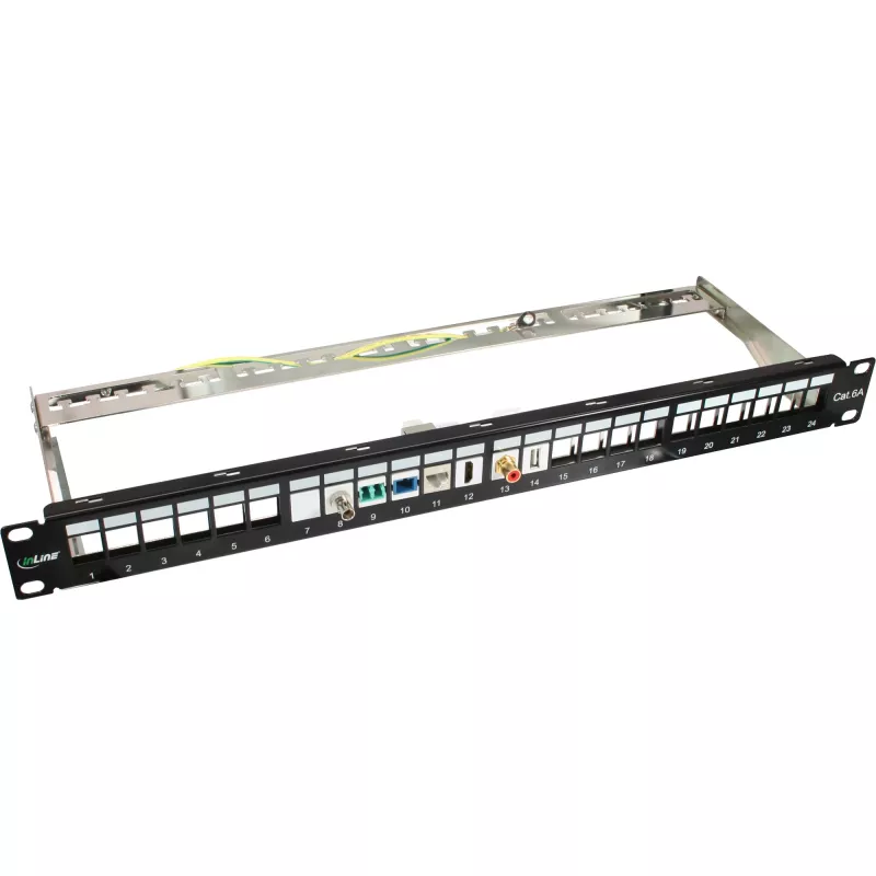 InLine RJ45 Modul Buchse zu Buchse SNAP-In Cat.6 STP 74206M
