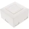 InLine 75602K Wandanschlussdose, Aufputz- oder Unterputzmontage, 2x RJ45 vertikal