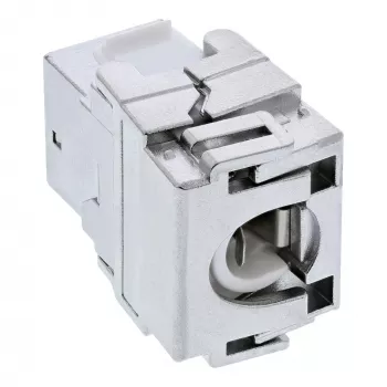 InLine Premium RJ45 Keystone Jack Snap-In-Modul Cat.6a, mit Staubschutzabdeckung