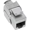 InLine RJ45 Keystone Jack Snap-In Modul Cat.8.1 Flach Metallisch 1 St.