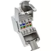 InLine RJ45 Keystone Jack Snap-In Modul Cat.8.1 Flach Metallisch 1 St.