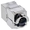 InLine Keystone RJ45 Jack schlank, SNAP-In, Cat.6A, integrierter Kabelbinder