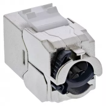 InLine Keystone RJ45 Jack schlank, SNAP-In, Cat.6A, integrierter Kabelbinder
