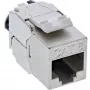 InLine Keystone RJ45-Buchse schlank, SNAP-In, Cat.8.1, integrierter Kabelbinder