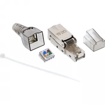 InLine RJ45-Stecker Cat.6A 500MHz feldkonfektionierbar geschirmt 76204A