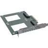InLine 76660P Interner U.2-Adapter PCIe Stecker 4 Gbit/s 3,3 V